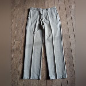 Men's Haggar Classic Fit Cool 18 Khaki Dress Pants Size 36x32